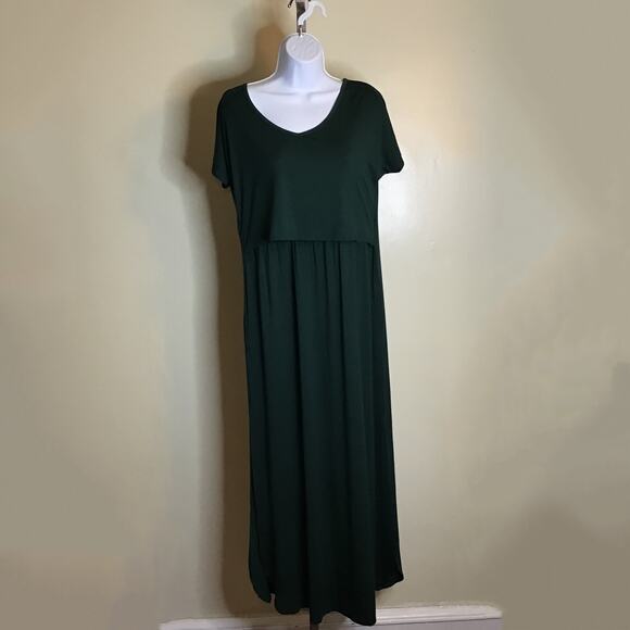 SmallShow Women’s Maternity/ Nursing Maxi Dress Sz. Small NWT - Picture 3 of 9